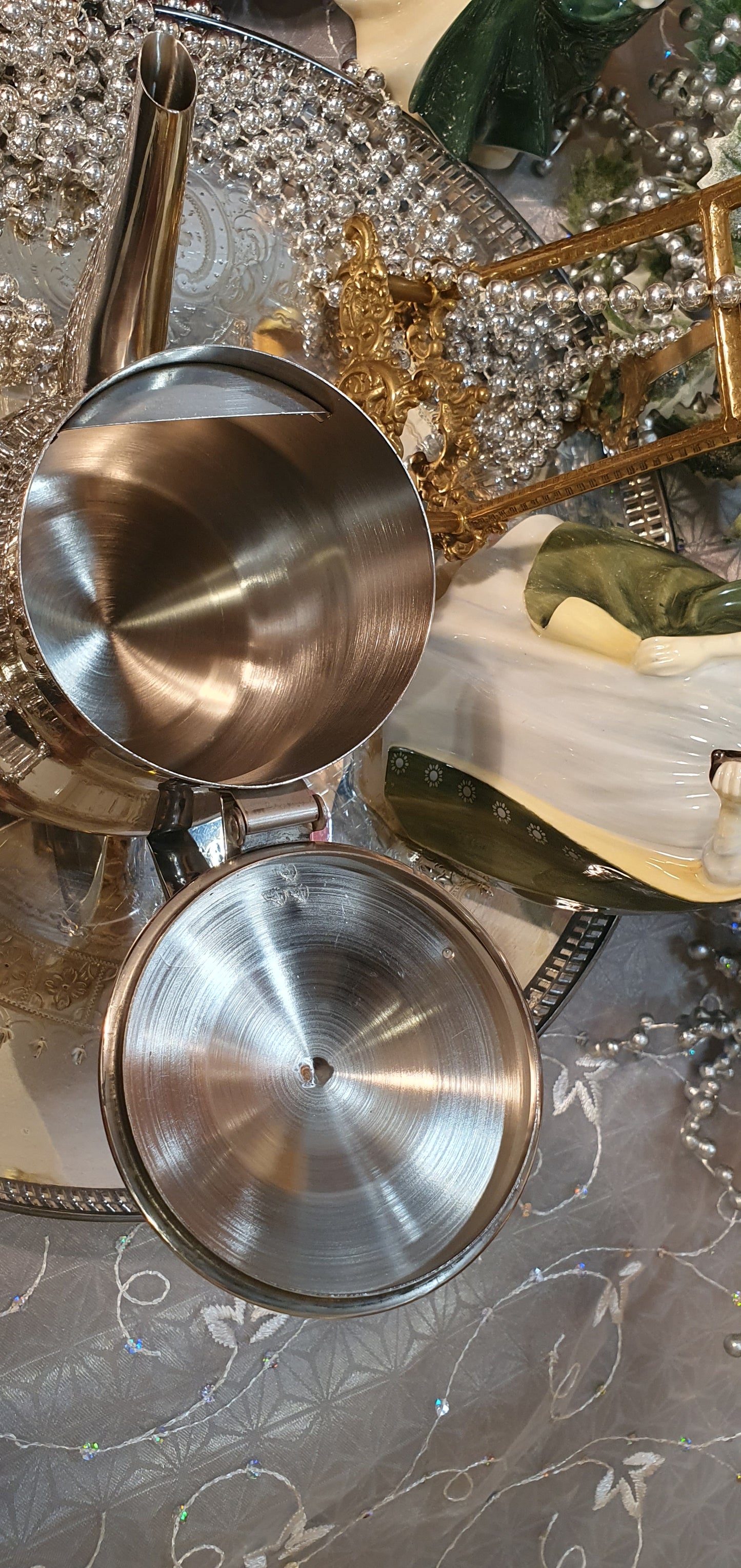 Vintage metal kettle