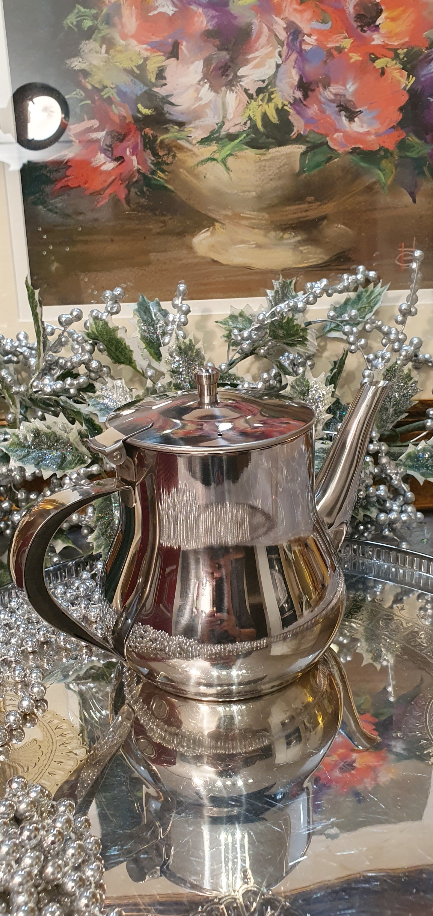 Vintage metal kettle