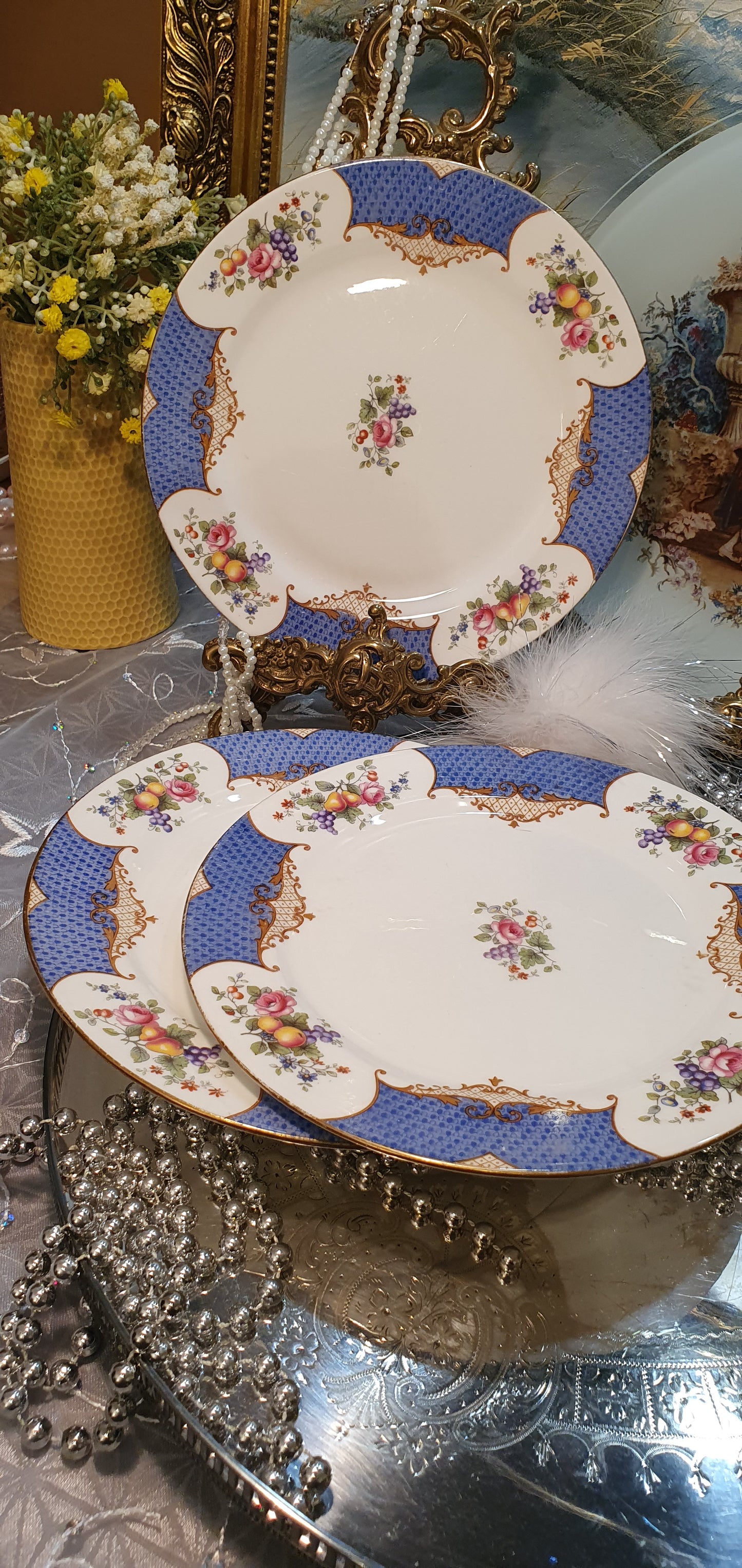 Aynsley brand porcelain plates