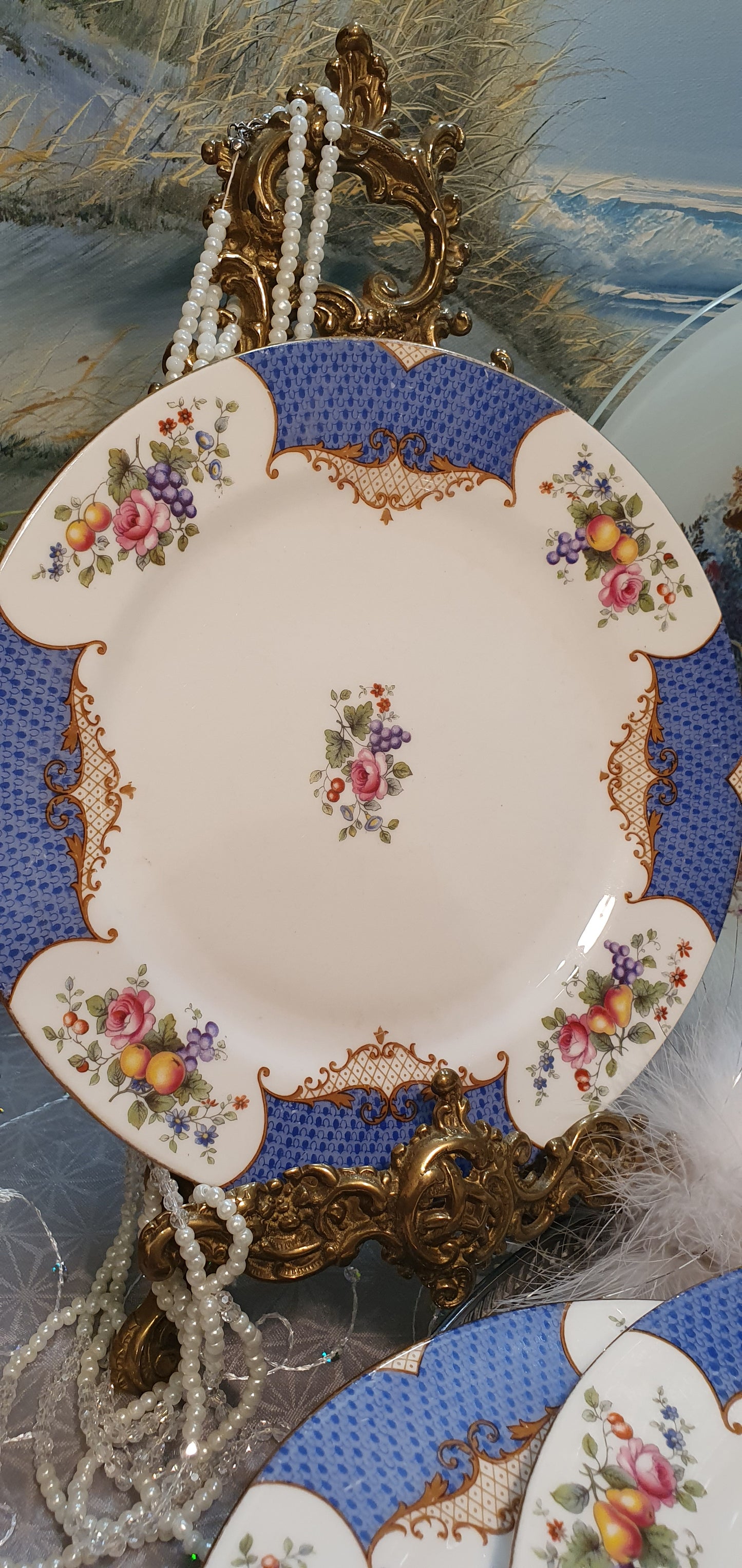 Aynsley brand porcelain plates