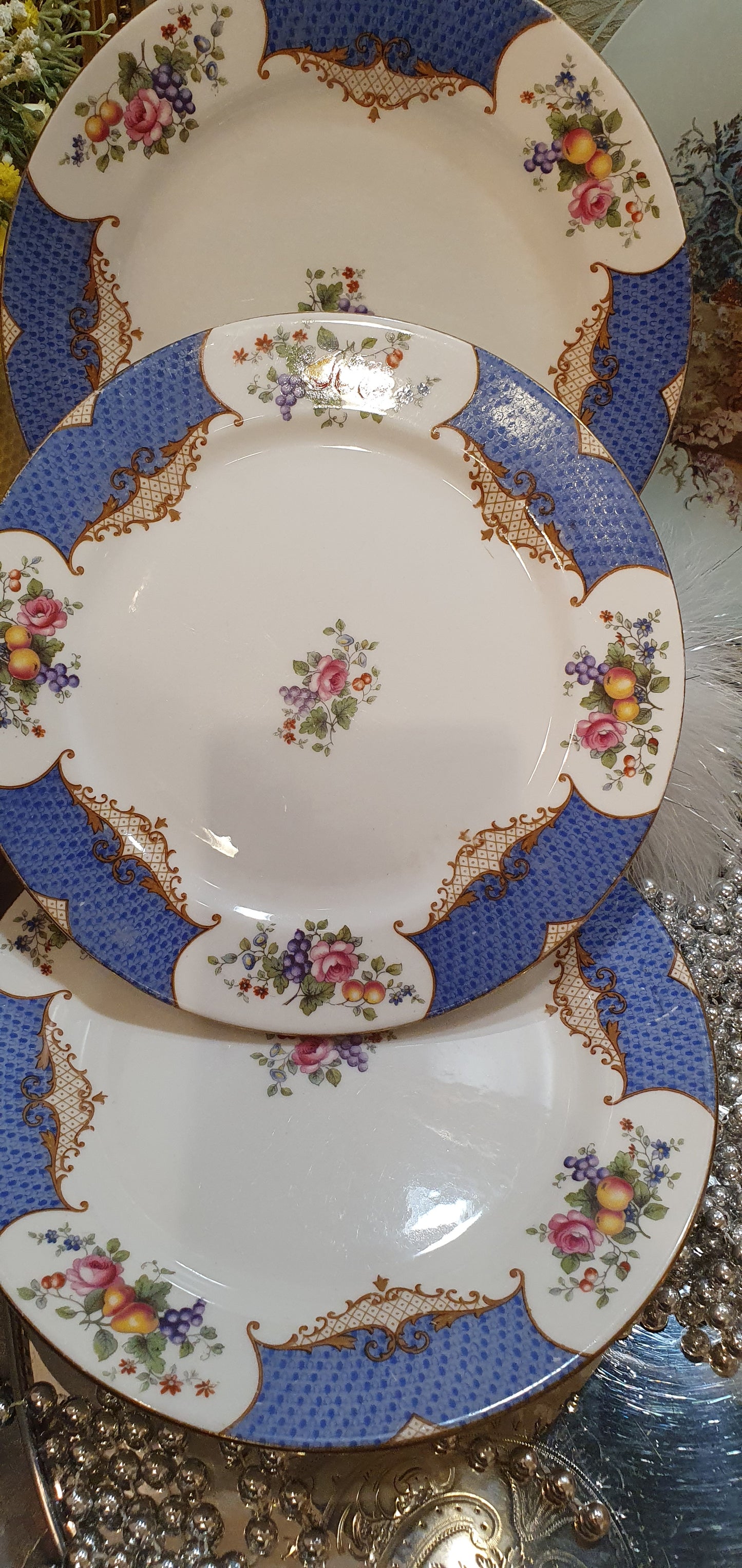 Aynsley brand porcelain plates