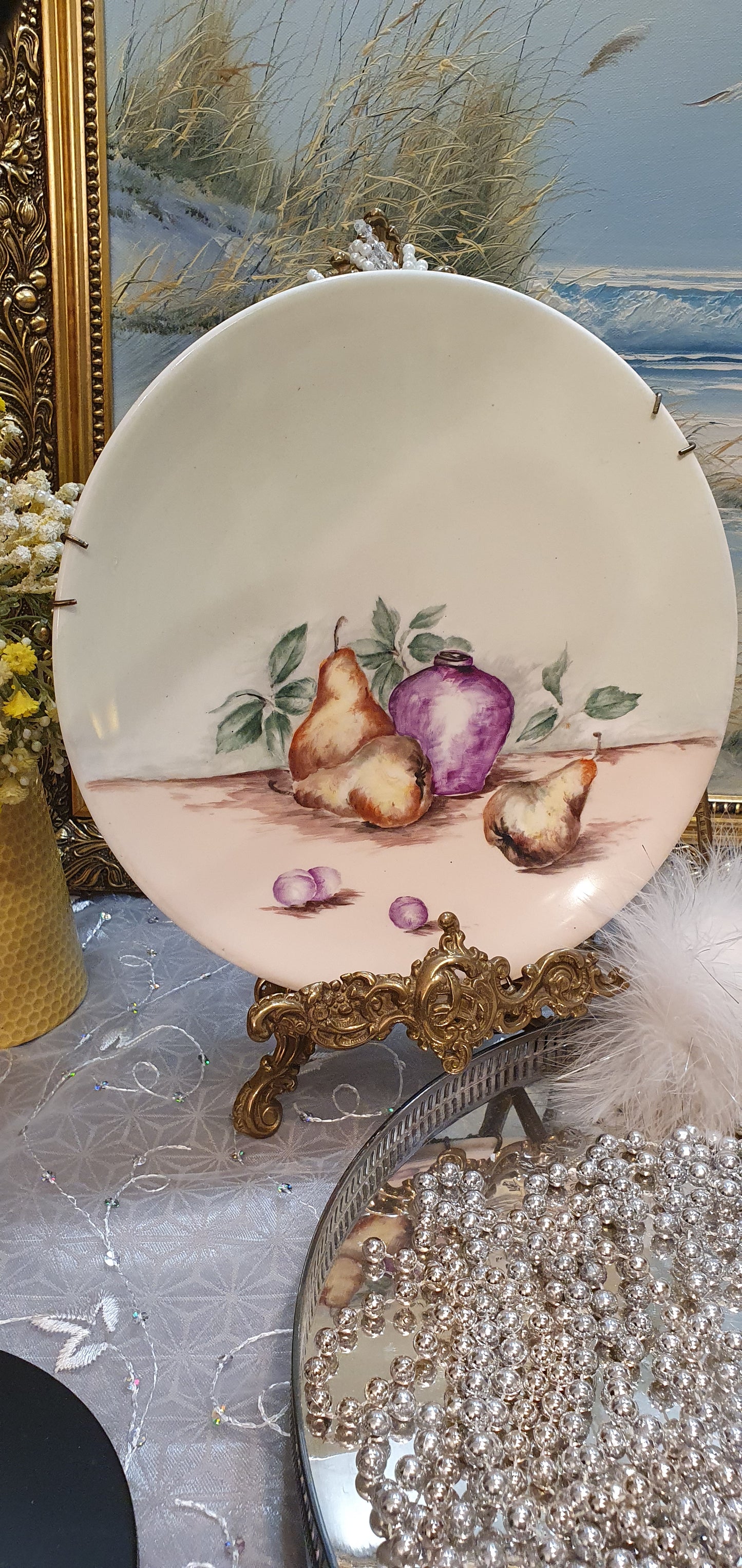 Hand-painted plate by Royal Doulton
