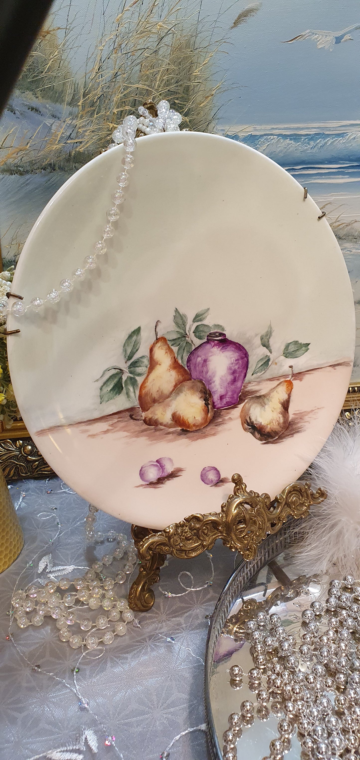 Hand-painted plate by Royal Doulton