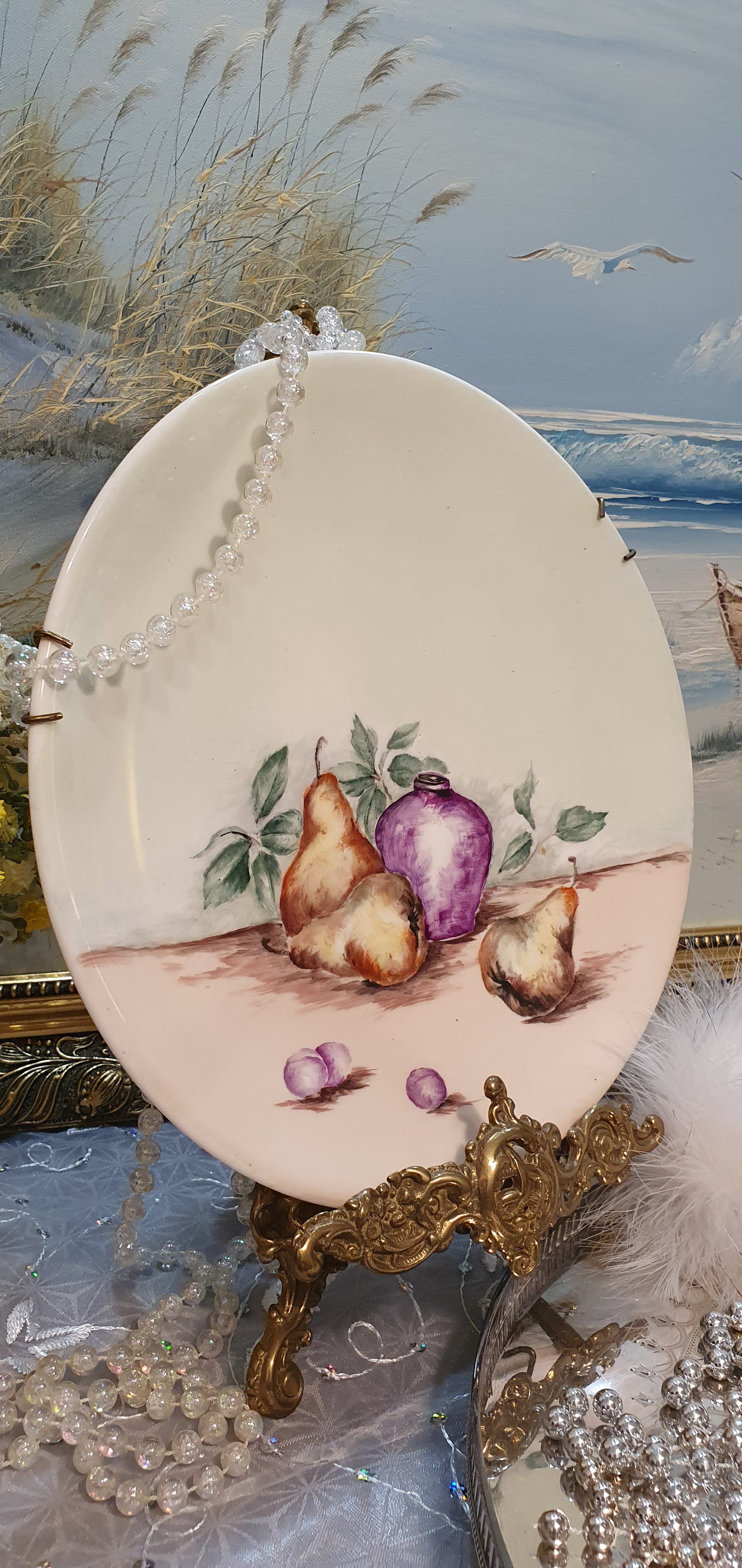 Hand-painted plate by Royal Doulton