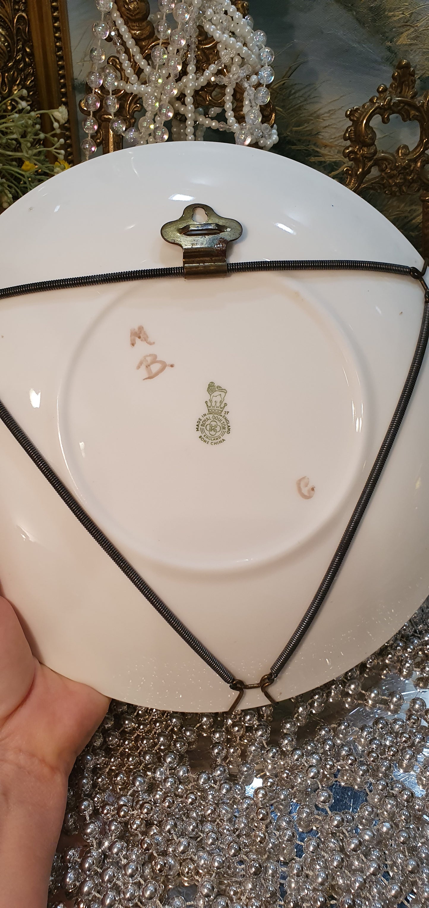 Hand-painted plate by Royal Doulton