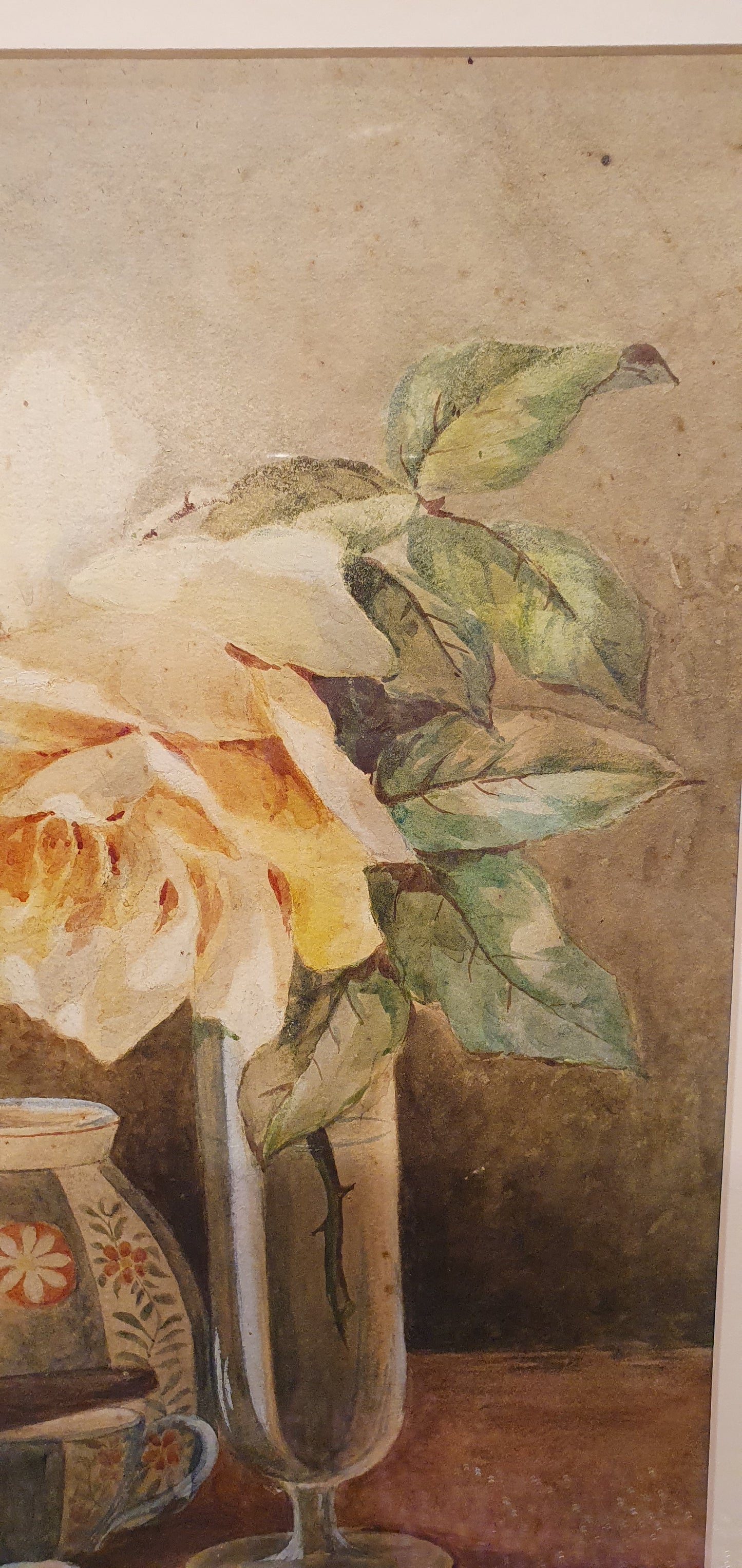 Antique Painting - a beautiful still life composition from 1899