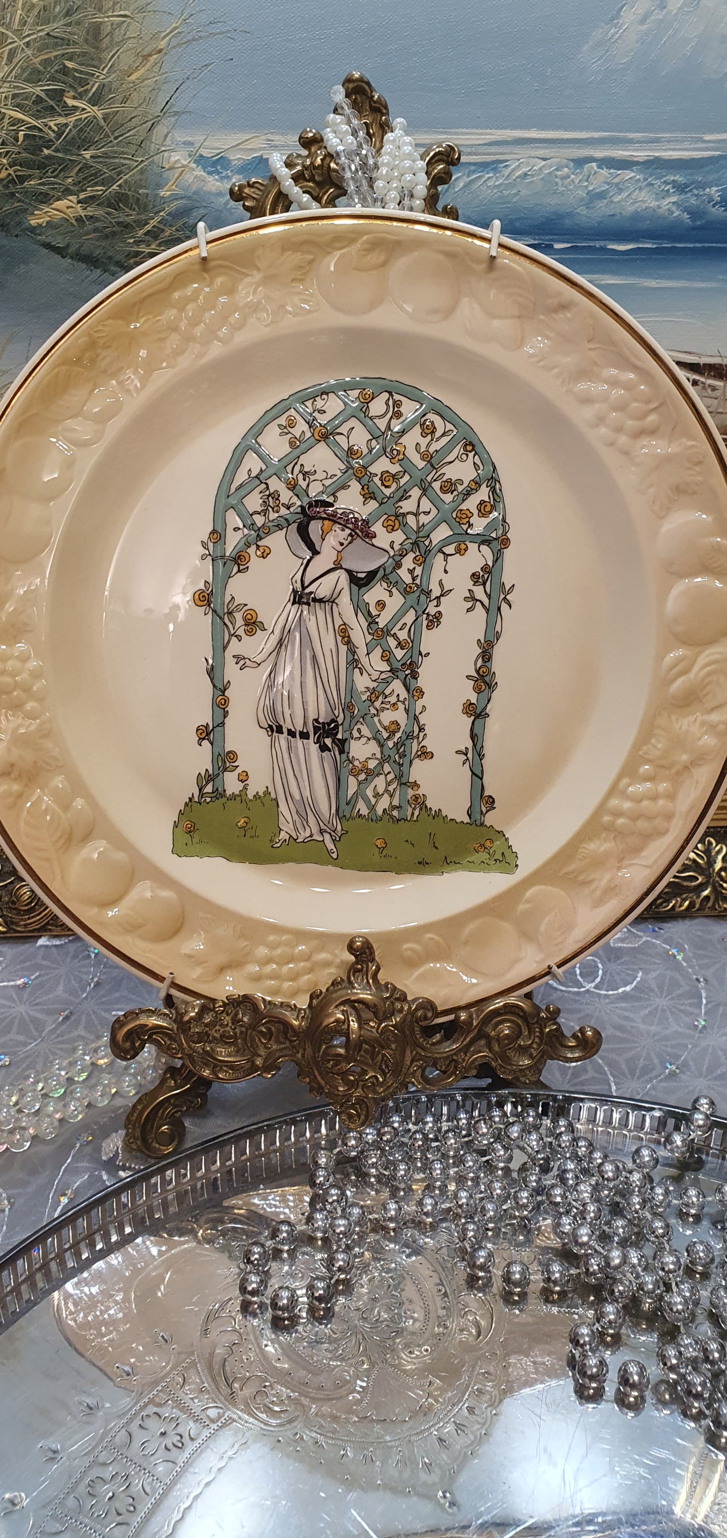 "Sarah" plate from Royal Worcester