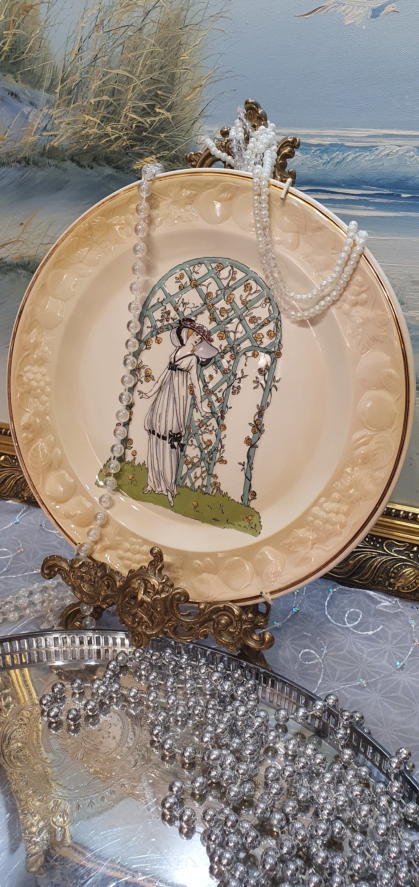 "Sarah" plate from Royal Worcester