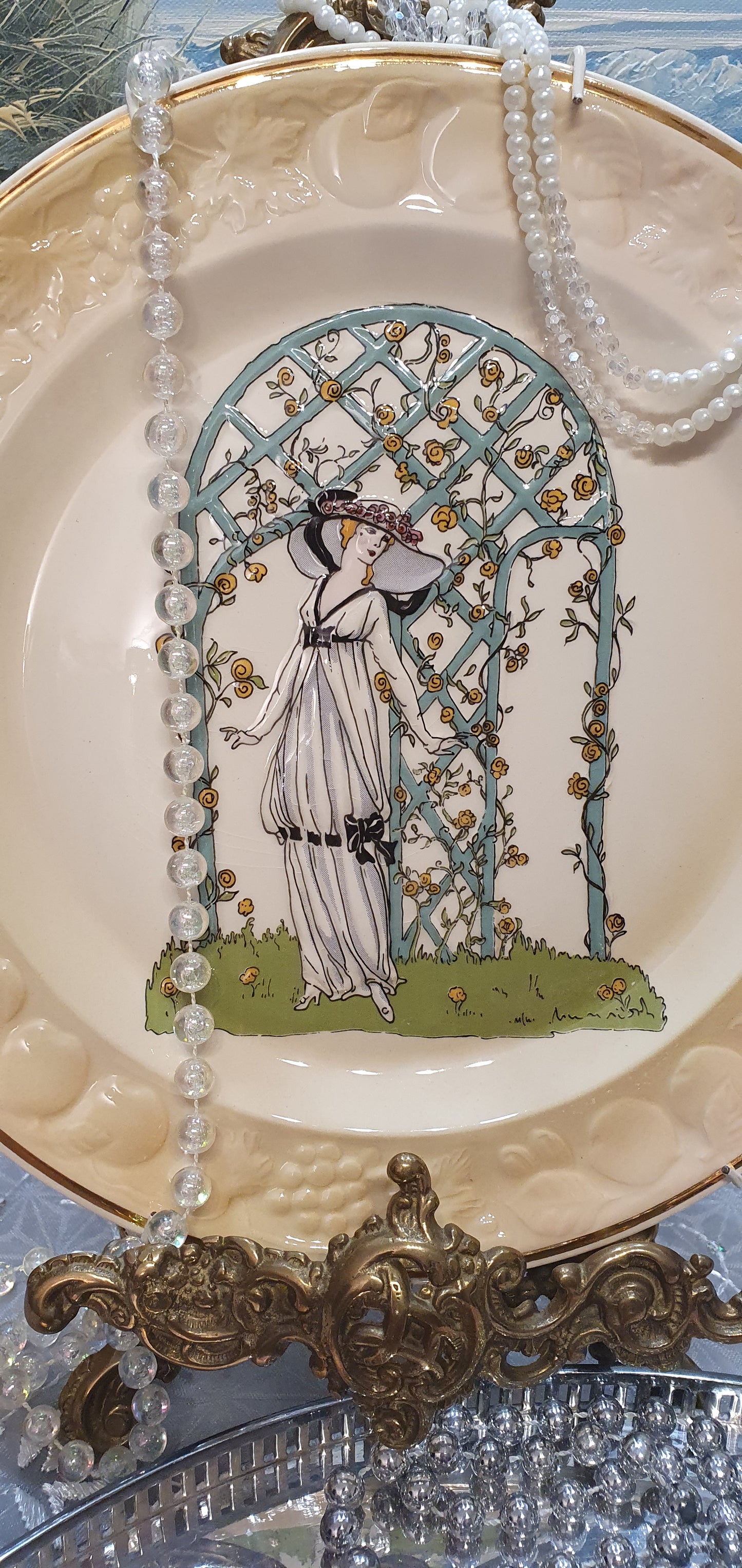"Sarah" plate from Royal Worcester