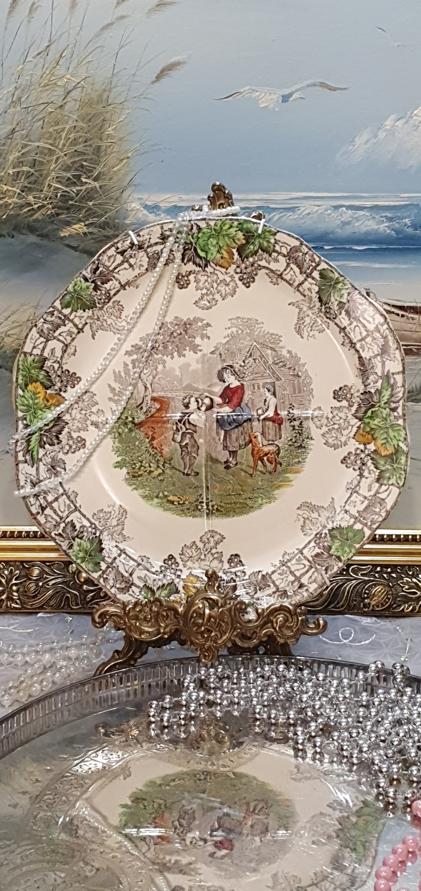 Copeland - Spode plate, "Byron" model