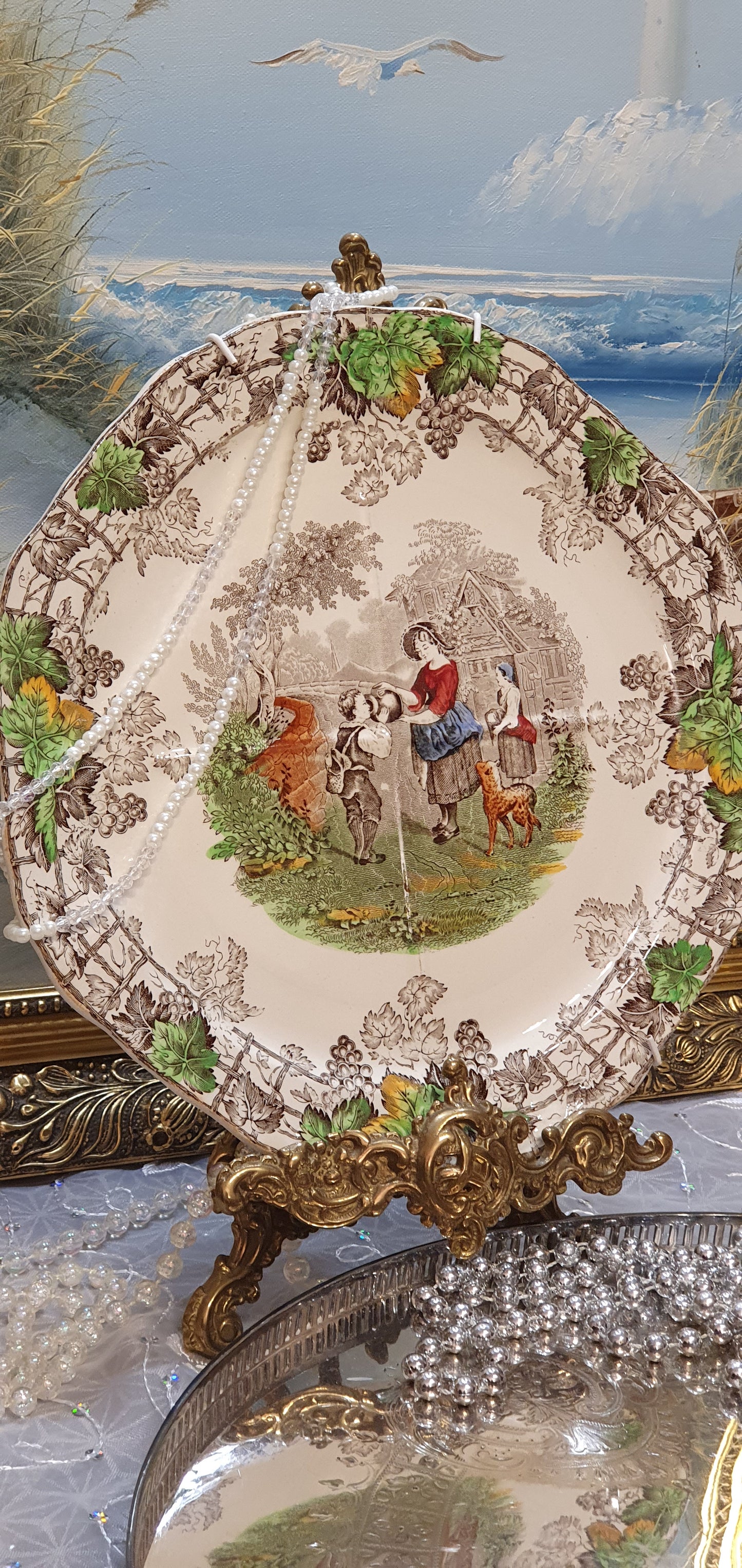 Copeland - Spode plate, "Byron" model