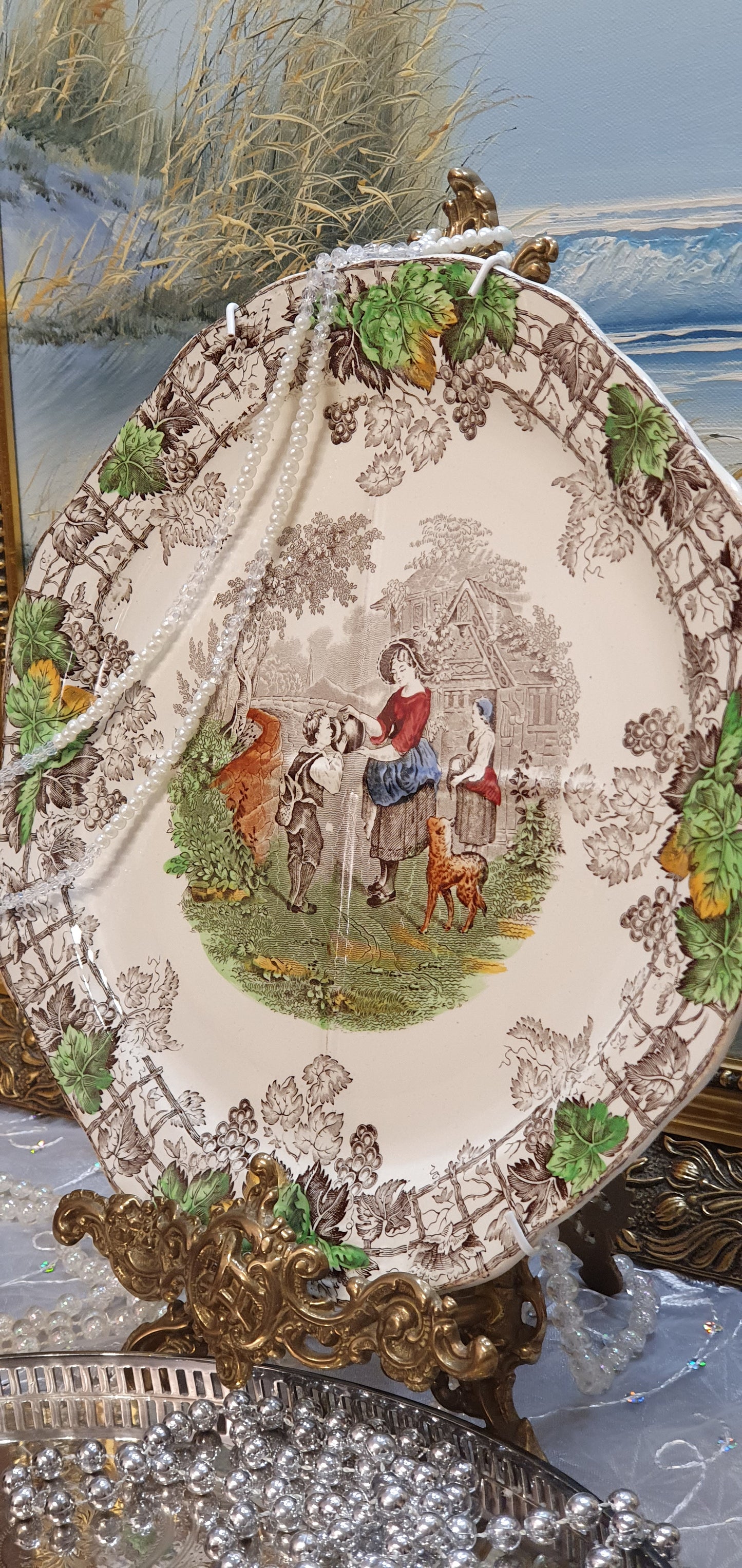 Copeland - Spode plate, "Byron" model