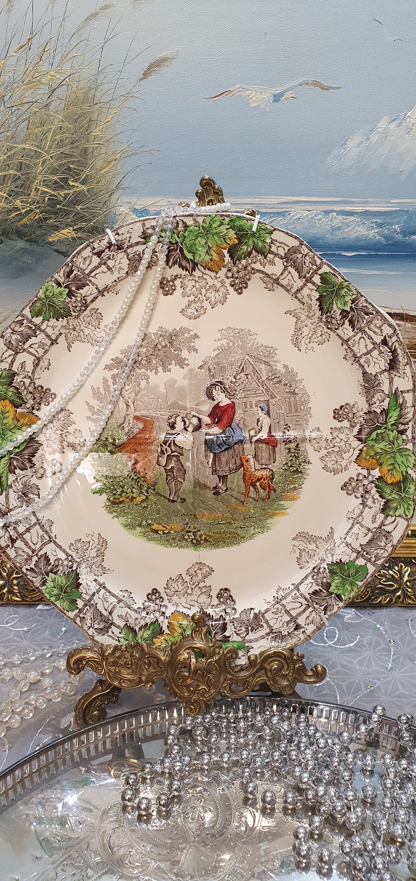 Copeland - Spode plate, "Byron" model