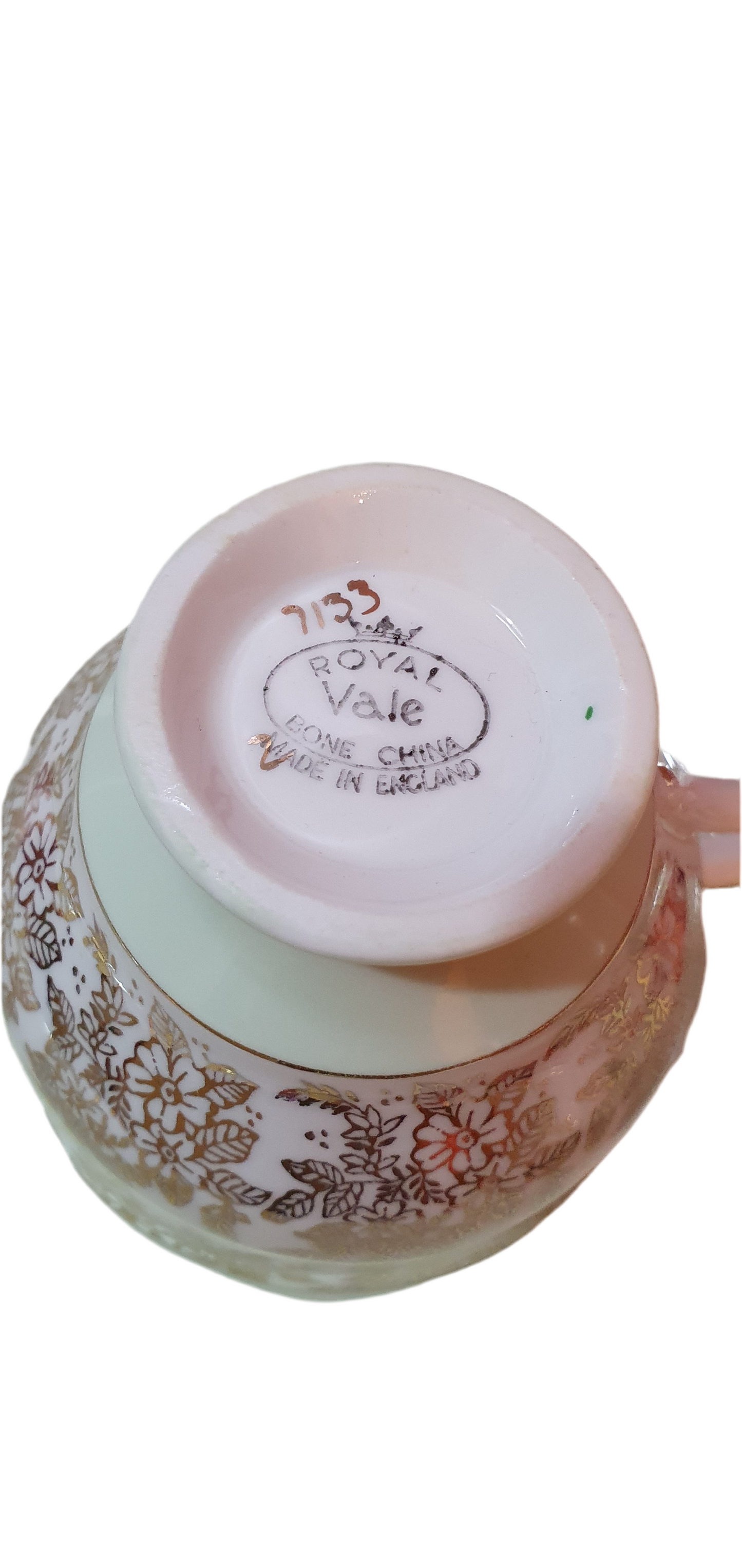 Elegant set of 5 triple set of cups and saucers Royal Vale (7133)