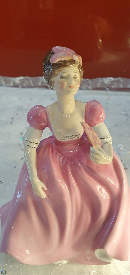 Фигура на Франческа  Стафордширска художествена 1978 Francessca Art Pottery Stafordshire Figurine .