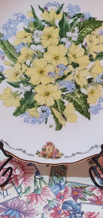 Колекционерска чиния "Primroses" от Royal Albert