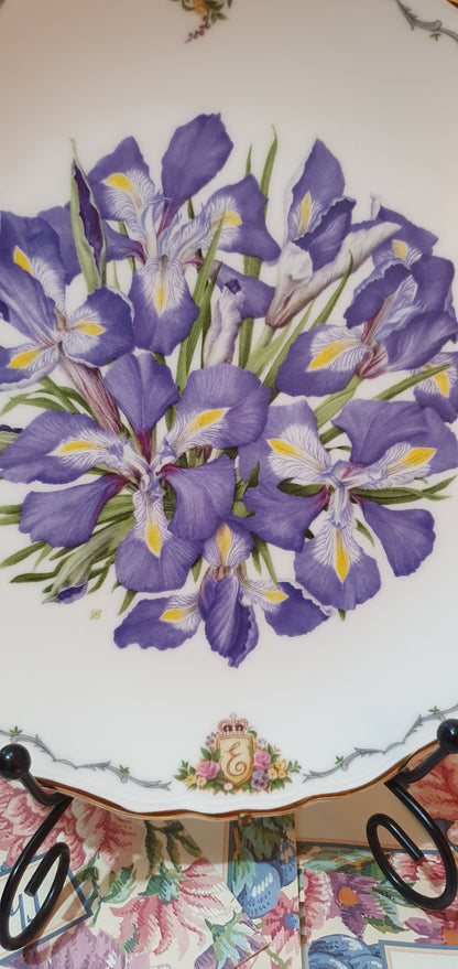 Колекционерска чиния "Irises" от Royal Albert